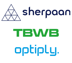 logo Sherpaan, TBWB, Optiply